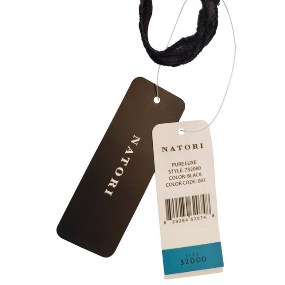 Natori Women's Pure Luxe Contour Underwire Bra #732080 Black Size 32DDD - Picture 7 of 10